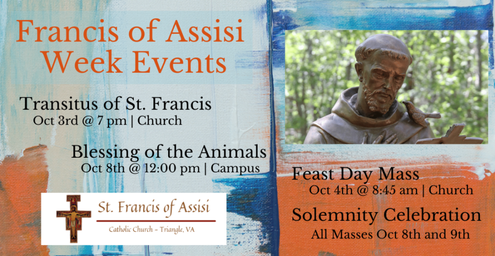 » Feast of St. Francis